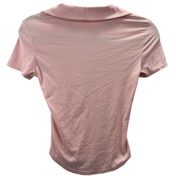 No Boundaries Junior/women’s Top Size XS(1) color Pink short sleeve - Picture 2 of 9